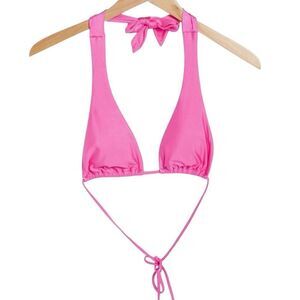 VYB Hot Malibu Pink Halter Bikini Top XS